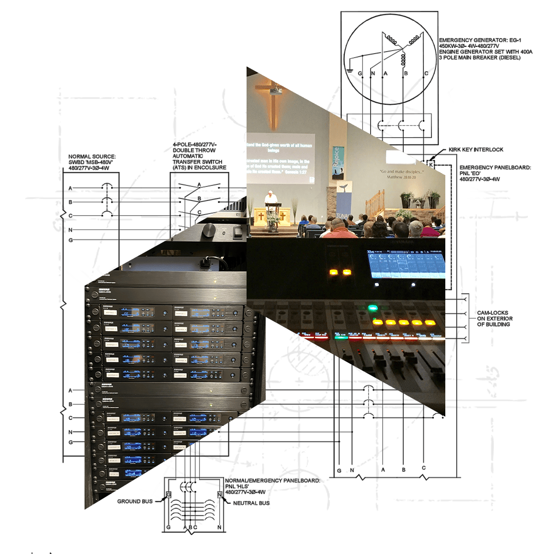 AV blueprint on light